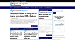 Desktop Screenshot of negociosconargentina.com