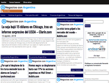 Tablet Screenshot of negociosconargentina.com